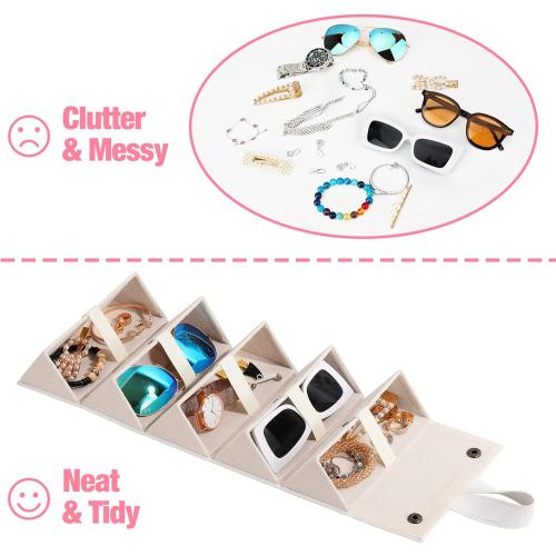 Boshku.. Sunglasses Organizer, Travel Glasses Case Storage Portable Sunglasses Storage Case for Women Men