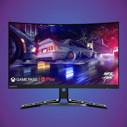 Lenovo Legion R27fc-30 Gaming Monitor, 27 FHD Curved, 280Hz, 0.5ms MPRT, AMD FreeSync, VESA Adaptive Sync, Lift/Tilt/Pivot/Swivel Stand, HDMI 2.1 and DisplayPort 1.4, 350 nits, Raven Black