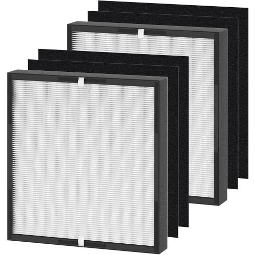 BF35 Replacement Filter compatible with Alen BreatheSmart Classic Air Cleaner Puri-fier, True HEPA Fit for Alen Air Puri-fier, 2 True HEPA Filters   4 Carbon Pre-Filters