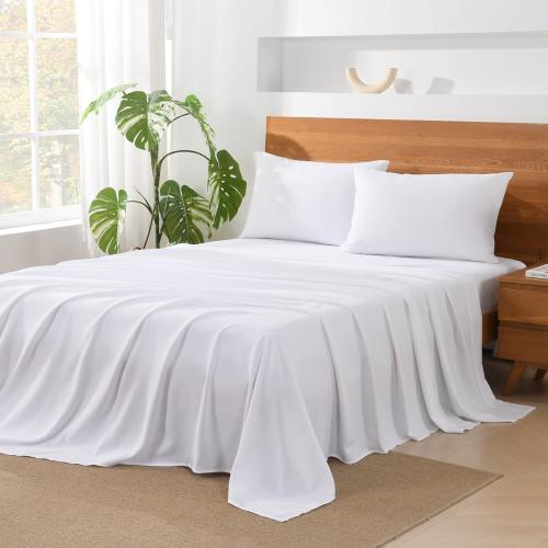 Andency California King Comforter Set - 7 Pieces Bed in a Bag Cal King Bedding Comforter Sets Oatmeal, Winter Solid Soft Lightweight Comforter with Fitted Sheets, Flat Sheets, Pillowcases & Shams