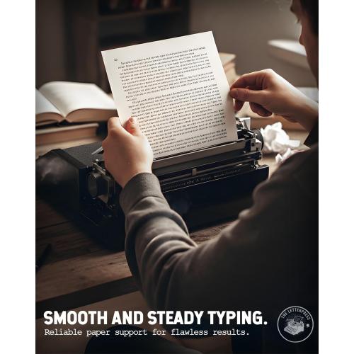 Vintage Typewriter - Portable Manual Typewriter, The Retro Typewriter for Creative Writing, Ideal Gift for Word Processor Enthusiasts