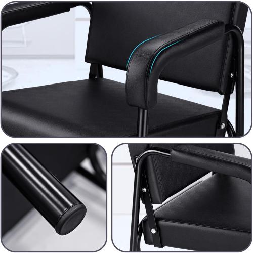 Salon Shampoo Chair Auto Reclining with Thick Cushions, Heavy Duty Shampoo Bowl Chairs for Salon Comfortable Hair Washing Chair for Home, Professional Spa Beauty Equipment for Hair Stylists, Barbers