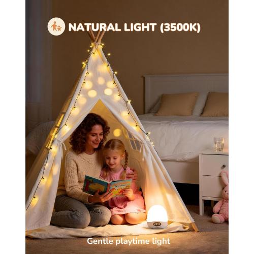 Egg Night Light for Nursery, Portable Rechargeable Baby Nightlight with Touch Control & RGB Color Changing, Dimmable Breastfeeding Lamp with Timer, Cute Wireless Night Light, Newborn Essentials