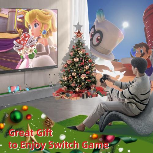 Switch Dock for Nintendo Switch2 Tv Adapter Portable Switch2 Docking Station, Switch TV Adapter Compatible Steam Deck/Switch OLED, USB C to HDMI Adapters Support 4K/1080P Switch2 TVs Dock Mode