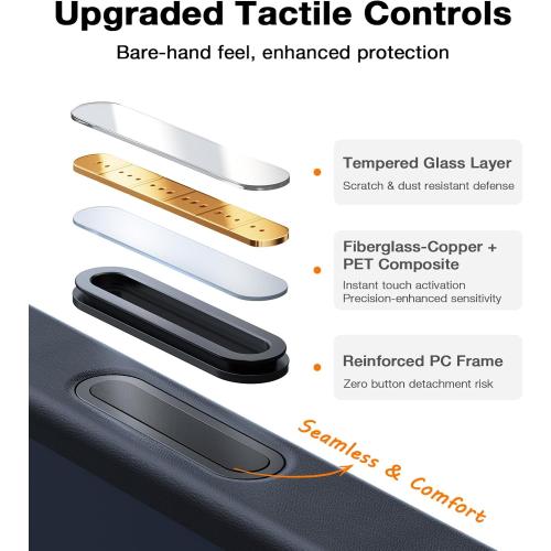 TORRAS Magnetic Shockproof for iPhone 16 Pro Max Case, [Fit for MagSafe] [Military-Grade Drop Tested] Translucent Slim Protective for iPhone 16 Pro Max Case Anti-Fingerprint Anti-Scratch, Black
