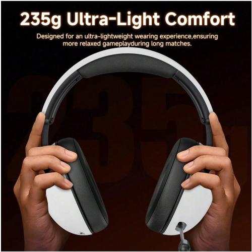 2.4G Wireless Gaming Headset with Mic for PC,Computer,PS5,PS4