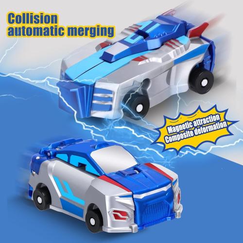 The Ultimate Unicorn car Toy！Two Children's car Robots Collide with Magnetic Transformation to Make The Mysterious Game of Unicorn Robots！Best Gift for Your Child's Birthday！