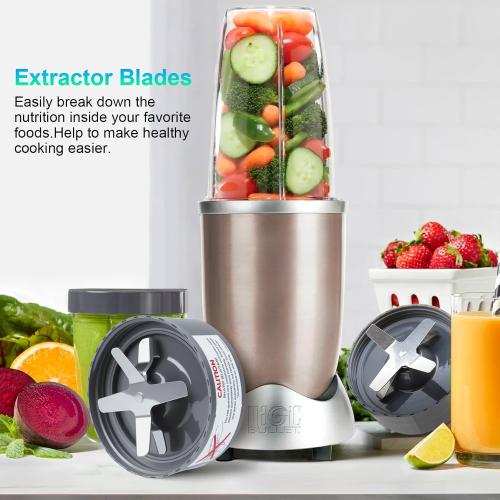 2-Pack Replacement Extractor Blade, Fit for NutriBullet 600w/ 900w Pro Series Blender with Food-grade Silicone Rubber Gaskets Seal Ring for NutriBullet Blender Blade Replacement Parts