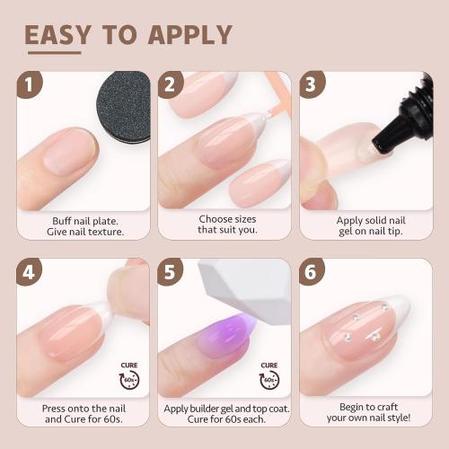 150Pcs Press on Nails Short Square Fake Nails French Tip False Nails Press ons with Designs Yellow nails Glossy n Nails Stick on Nail for Women Nail Decorations