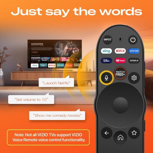 Voice Remote Control for Vizio-Smart-TV-Remote, New Upgraded XRT270 V2 Universal Replacement XRT136 XRT260 XRT270 Smartcast D/P/M/V-Series FHD 4K Quantum Pro Smart TVs