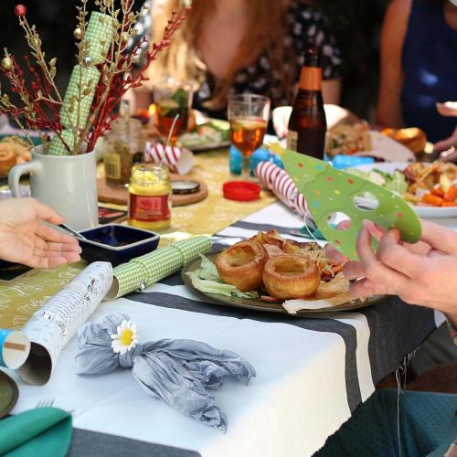 Mixweer 100 Pieces Gauze Cheesecloth Napkins 19.7 x 19.7 Inch with Wrinkled Decorative for Home Wedding Baby Shower Rustic Table Decoration(Dusty Blue)