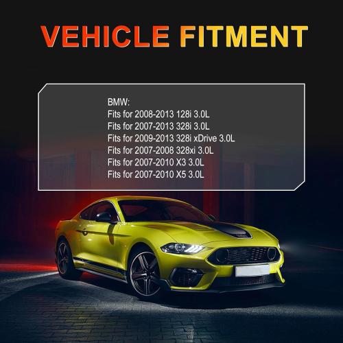 Up Downstream Oxygen Sensor 4Pcs Fits for BMW E82 E90 E91 E92 E93 E83 128i 328i 328xi X3 X5 2008 2009 2010 2011 2012 2013 3.0L OE 11787558055 11787545075 11787545074 11787540166 11787540167