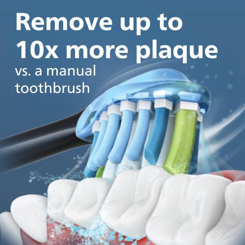 Philips Sonicare 9000 Special Edition Rechargeable Toothbrush, Blue/Black, HX9911/92