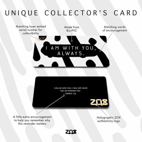 ZOX Bracelets — Stretchy Elastic Band with Motivational Affirmations and Beautiful Artwork, Great Wristband Gift for Men & Women of All Ages