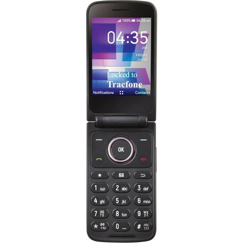 Tracfone, TCL FLIP 3, 16GB, Prepaid Smartphone, Stone Gray, 5MP Video Capable Camera, Locked