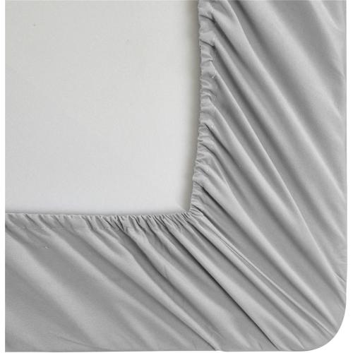 Queen Size 4-Piece Bed Sheet Set - Ultra-Soft, Breathable & Cooling Light Gray Sheets, 14 Inch Deep Pockets, Wrinkle-Free - Hotel Luxury Bedding for Women, Men, Kids