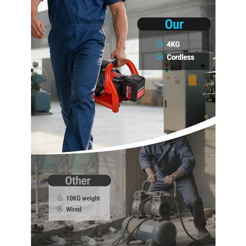 Ultra Quiet Cordless Air Compressor Compatible with for Makita Battery,Portable Air Compressor Oil Free 18V 18.5V 21V,60dB,Small Lightweight Universal for Woodwork Nailing Car Pneumatic Tool