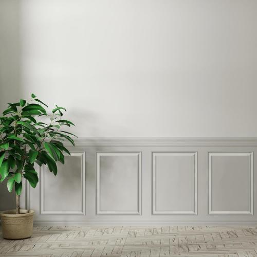 3 Set Accent Wall Molding Kit Premade Wainscoting Panels Wall Molding Peel and Stick Panel White Pre Cut Trim for Walls Picture Frame Molding for Home Decoration(16 x 24 Inch)