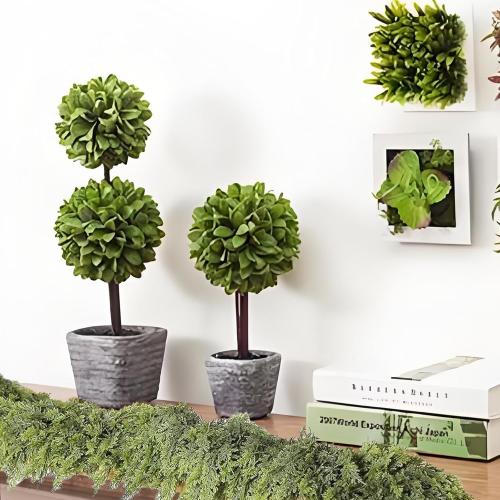 Christmas Garland, 9FT Real Touch Winter Pine Cedar Garlands for Indoor Home, Mantel, Staircase and Outdoor Decor - Perfect for Families Christmas Decorations (Christmas Cedar Garland, 9FT)