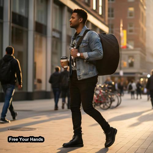 Oxford 13/14″ Snare Drum Bag Portable with Adjustable Strap and Drum Stuff Bag| Lightweight Waterproof Durable Snare Drum Case for Performances & Practice