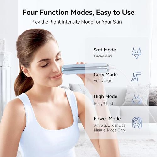 Laser Hair Removal for Women, IPL Laser Hair Removal Device, Painless Hair Remover at Home with Sapphire Ice-Cooling, Long-Lasting Hair Reduction in 3 Weeks for Face Body Bikini, Gifts for Women Her