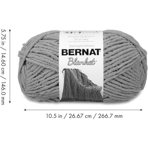 Bernat Blanket BB - 2 Pack of 220 Yards/10.5 oz Surf 100% Polyester Yarn