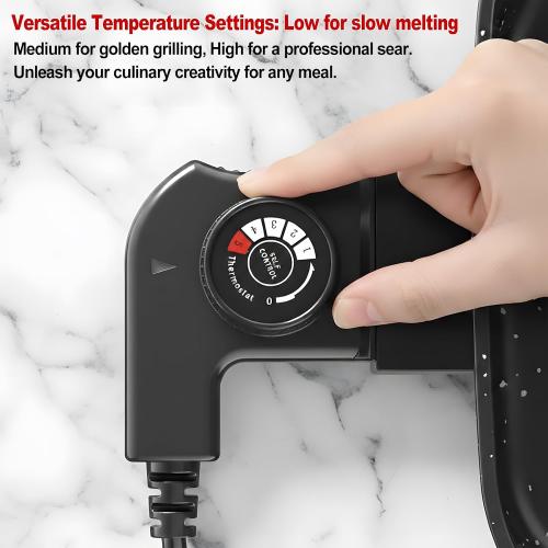 2250W Electric Grill and Hot Pot Combo, 29 x 9.5 Inch Smokeless Indoor BBQ Grill with Easy to Clean, Dual Zone Temperature Control, Includes Food Tongs, Oil Brush, Soup Spoon, Strainer Black