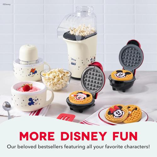 Disney Dash My Mug Ice Cream Maker Bundle - Mini Electric Ice Cream Maker - Creates Gelato, Sorbet & Frozen Yogurt - Easy to Clean & Use - 2 Mugs, Mickey & Minnie Design NEEDS CLEANING, MISSING PIECES