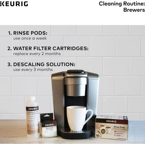 Keurig Water Filter Refill Cartridges, Replacement Water Filter Cartridges, Compatible with 2.0 K-Cup Pod Coffee Makers, 2 Count