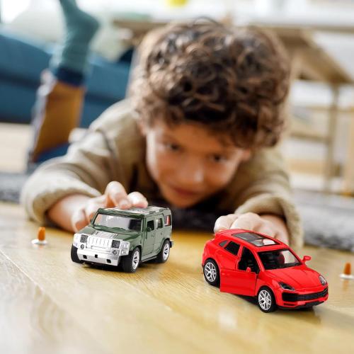Hooqict Metal Die Cast Toy Car Set of 5, Openable Doors Pull Back Car for Kids Boys Age 3 4 5 6 7 8, Racing Car Party Favors Mini Toy Car for Pinata Stuffers, Goodie Bag Stuffers, Birthday Gifts