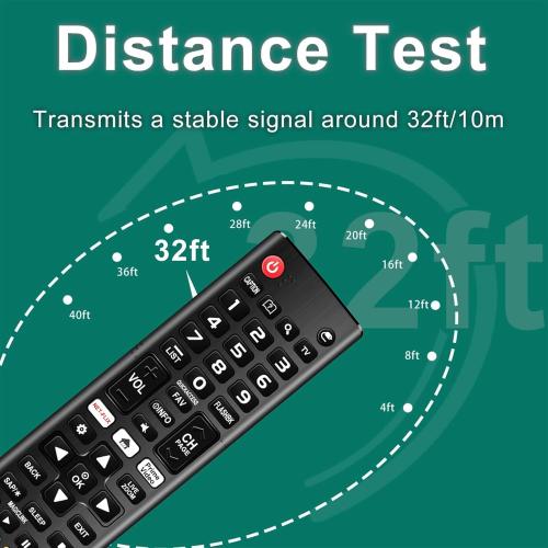 (Pack of 2) Universal Remote for LG Smart TV, Compatible with All LG TV Remote Control LCD LED OLED UHD HDTV 3D 4K Smart TV Models, Replacement Remote with Netflix Amazon Shortcuts Key