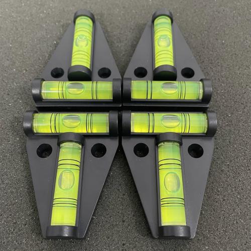 ZUJHPYMI 4Pcs Magnetic T Type RV Levelers, RV Parts Accessories Exterior Leveling Stablilization Levelers, Dual-use with Magnetism and Screws Mounting