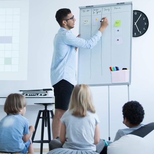 Boao Magnetic Dry Erase Marker Holder 10 Pcs Colorful Magnetic Markers Set with Eraser Whiteboard Plastic Pen Cup for Back to School Classroom Organization Spring Supplies Refrigerator(Stylish)