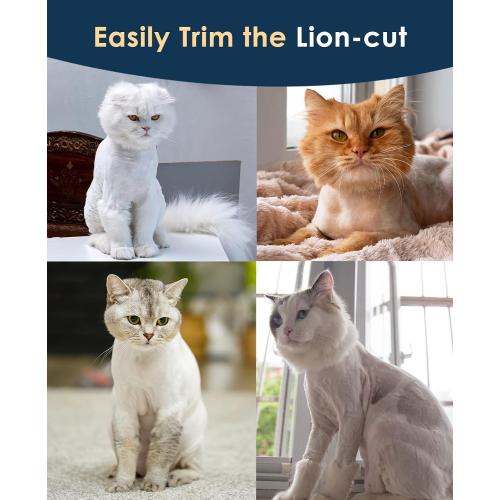 oneisall Quiet Cat Clippers for Matted Hair & Long Hair, Cat Shaver