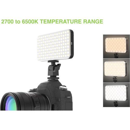 missing parts DigiPower 120 LED On-Camera Video Light with Multi-Color Temperature, Adjustable Brightness, USB Connectivity, Includes Camera Mount