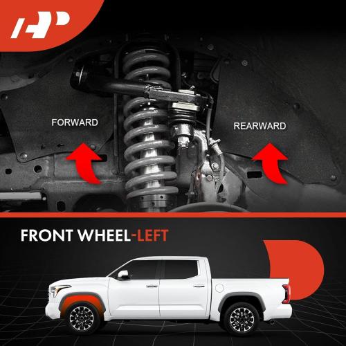 A-Premium Splash Guards Fender Liner Shields Compatible with Toyota Tacoma, 2005-2020, Front and Rear, 4-PC Set