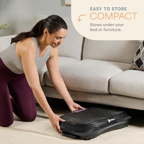 Lifepro Waver Vibration Plate Exercise Machine – High-Intensity Vibration Plate for Lymphatic Drainage – Full-Body Workout Vibrating Platform with Loop Bands – Fitness Equipment for Strength & Toning
