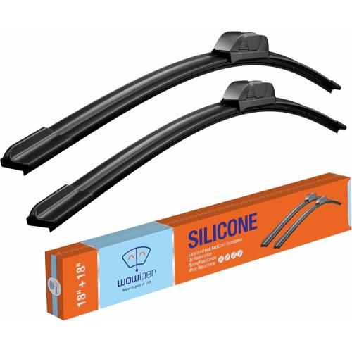 OEM 1818 Silicone Wiper Blade Replacement for Ford Ranger 2011-1999 Commander 10-06/Chevrolet HHR 2011-2006 Superior All-Seasons Windshield Wiper Blade(Set of 2)