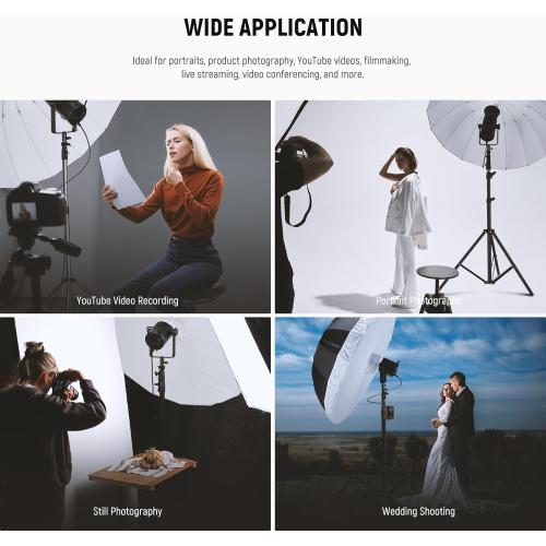 NEEWER 71/180cm Parabolic Reflective Umbrella Photography with White Inner, Soft Lighting with Diffuser Cover, Bag, Quick Fold for Camera Photo Studio Video Light Shooting Monolight Flash, NS4U