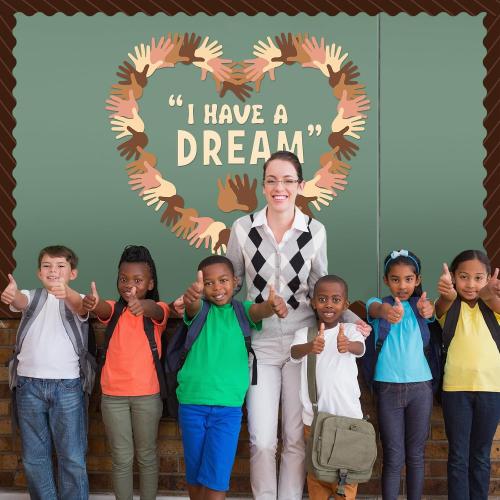 Sayglossy 93 Pcs Black History Month Bulletin Board Decoration Set
