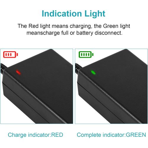 42V 2A Electric Scooter Charger for 36V 10S Lithium-ion Battery