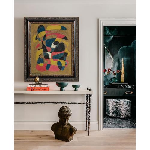 Size 24x30 DIY Wood Frame for 24x30 Stretched Canvas Paintings, Museum-grade Ornate Picture Frame for Vintage Rustic Retro Home, No Back & Cover, Open Back Canvas Frame for Living Room Decoration