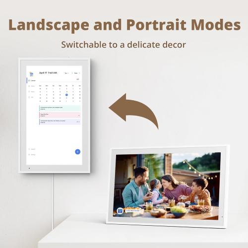 Dragon Touch  Size 21.5 Digital Calendar Chore Chart – 1080P Full HD Interactive Touchscreen, Smart Family Planner, Hearth Display Digital Calendar Wall & Desk Mountable for Seamless Scheduling