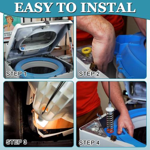 【2025 UPGRADED】DC97-05280W Washer Suspension Rods 2 Pack Compatible with Samsung Washer WA50R5400AV/US WA50R5200AW/US WA456DRHDSU/AA WA45H7000AW/02 wa45h7000aw/a2 by Cenipar