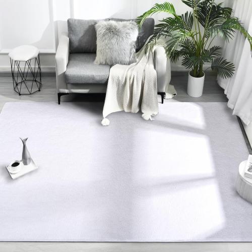Area Rugs for Bedroom Living Room, 5x8 White