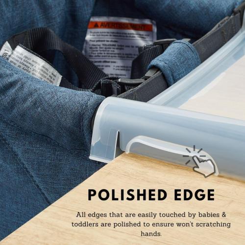 Updated Dining Tray Compatible with Inglesina Fast Table Chair - Food-Grade-Material Tray for Hook On High Chair