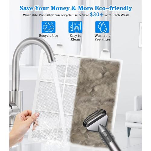 Air Purifier,FRESHDEW Smart WiFi Air Purifiers for Home with H14 HEPA and Activated Carbon Filter, Removes 99.99% of Dust,Odors,Smoke,and Pet Hair Covers up to 2300 Sq.Ft, Quiet and Energy Efficient