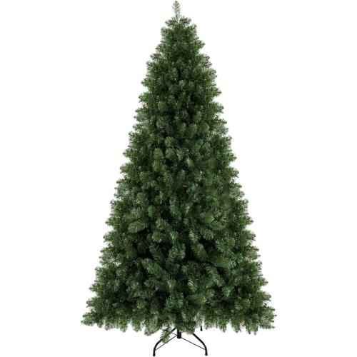 6ft Full Body Unlit Artificial Christmas Tree, Realistic Dense Pine with 1,000 Branch Tips, Hinged Easy Assembly & Stable Base, Perfect for Holiday Ornaments