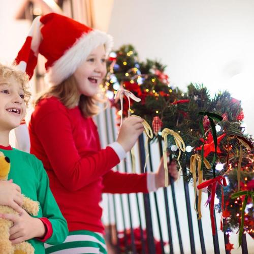 24Pcs Christmas Bows 5 x 7 Inch Velvet Bows for Christmas Tree 3/8 Inch Wide Christmas Tree Bows Vintage Velvet Ribbon (Khaki)