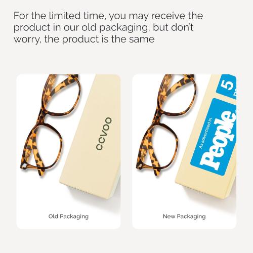 CCVOO 4.5 Reading Glasses for Women, Eye glasses, Blue Light Readers for Women, Cheaters